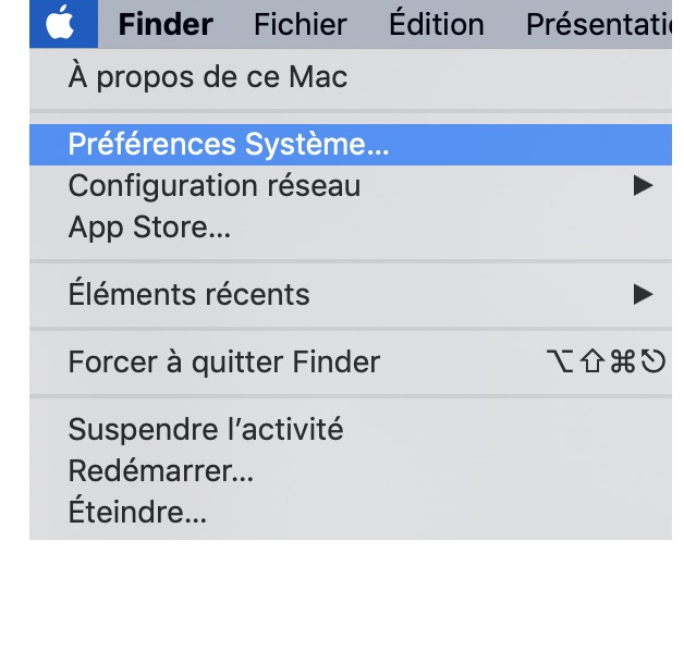 préférences Mac