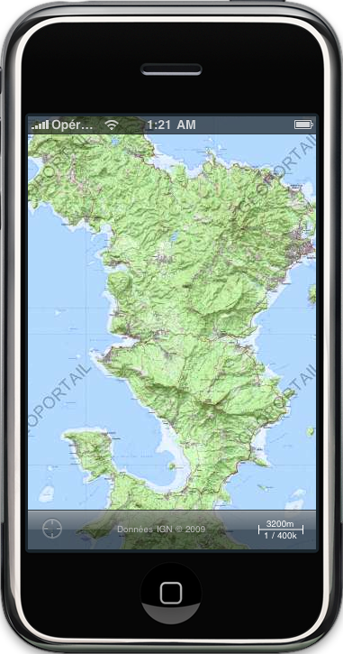 carte IGN iphone